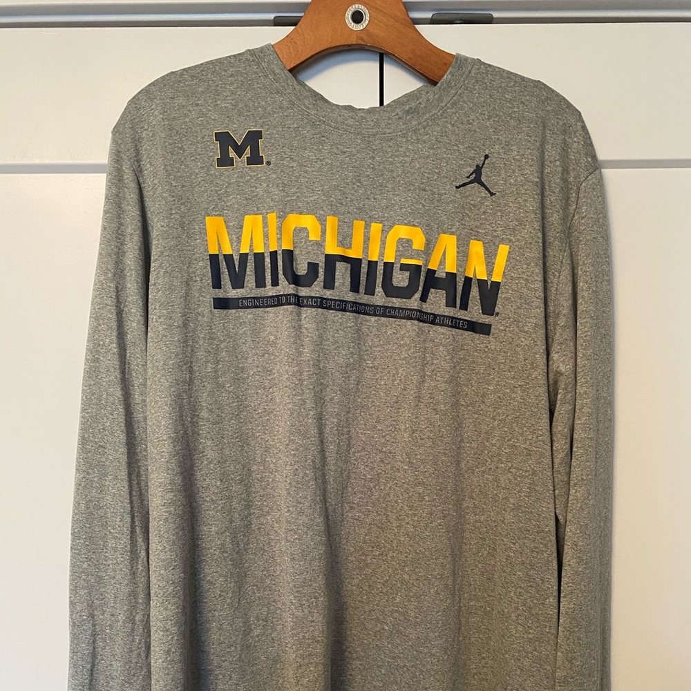 Jordan Michigan Wolverines Long Sleeve